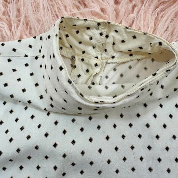 Women’s Medium Vintage Mock Neck Blouse - Picture 5 of 6